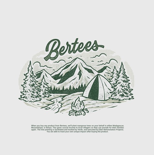 Adventure t-shirt with the title 'Bertees '