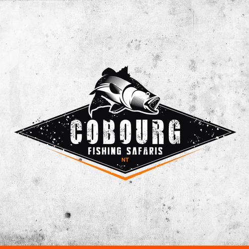 Fishing logo with the title 'Create the perfect logo for Cobourg Fishing Safaris'