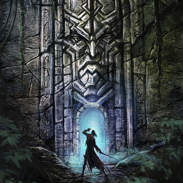 Fantasy design with the title 'Fantasy ebook cover'