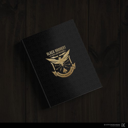 Lightning logo with the title 'BLACK HARVEST'