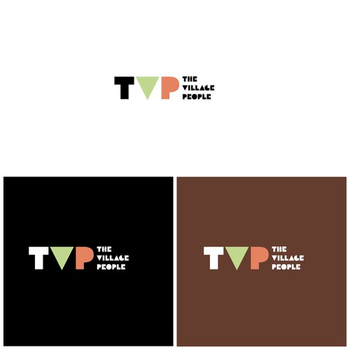 Environmental brand with the title 'The Village People minimal'