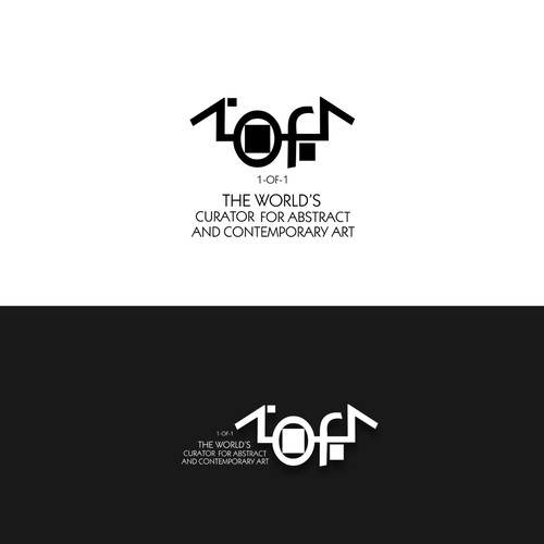 Interesting logo with the title 'Abstract logo concept. Art theme.'