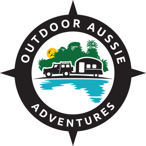 Tourism logo with the title 'Outdoor Aussie Adventure logo'