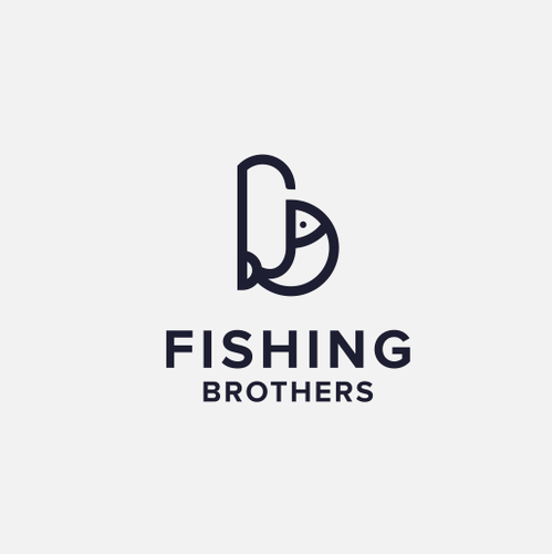 Fishing hook logo with the title 'Fishing App in Europe!'