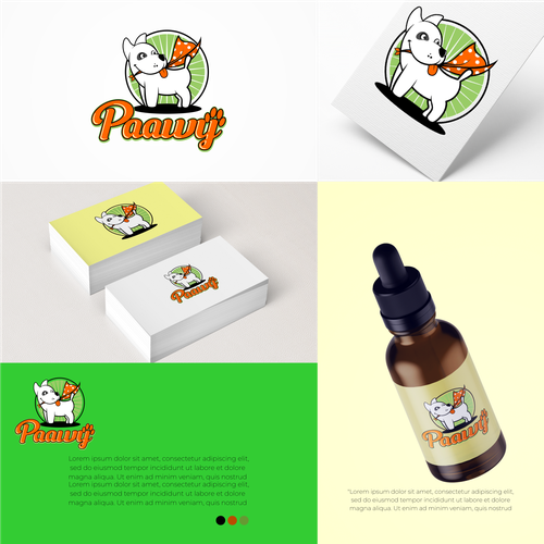 Pet shop design with the title 'Healthy dog treats '