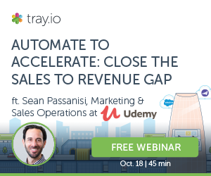 Automation design with the title 'Webinar banner'