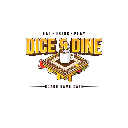 Board game logo with the title 'Logo Design Contest Entry'