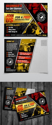 Karate design with the title 'Fighting Arts'