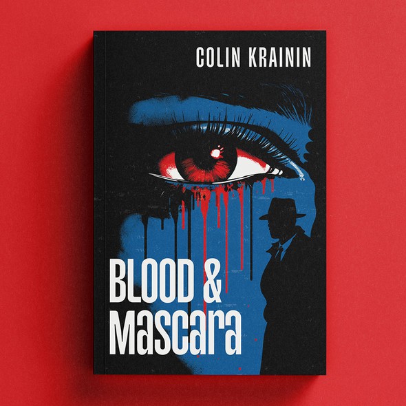 Vintage book cover with the title 'Blood and Mascara '