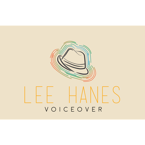 Voice over logo with the title 'An abstract logo concept for a voice over artist.'