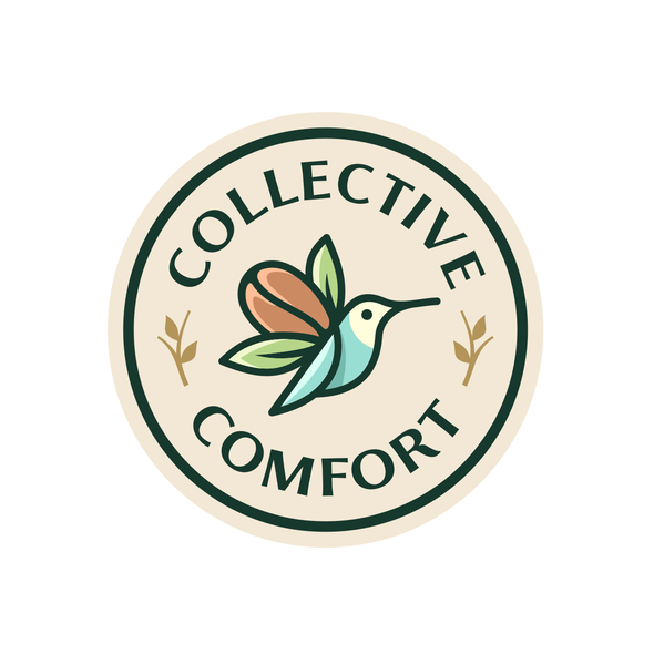 Organic design with the title 'COLLECTIVE COMFORT'