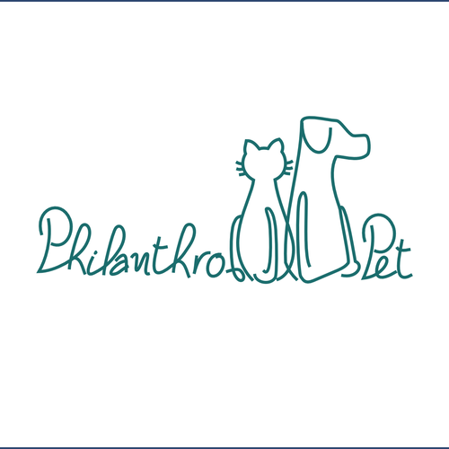 Digital art logo with the title 'phianthropet'