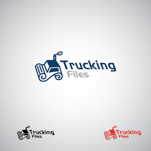 File design with the title 'trucking'