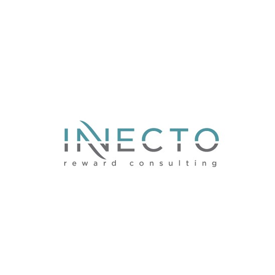 Blue and gray logo with the title 'Logo design for Innecto'