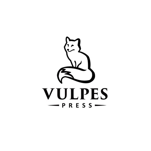Fox logo with the title 'Create a classic publishing logo for Vulpes Press'