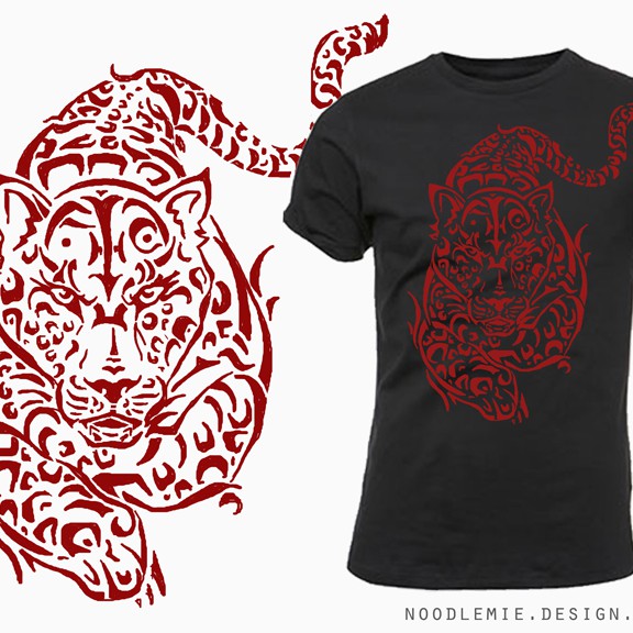 Tribal artwork with the title 'Help Clothing Line with a new illustration'