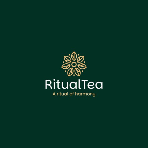 Harmony logo with the title 'Logo for Ritual Tea'