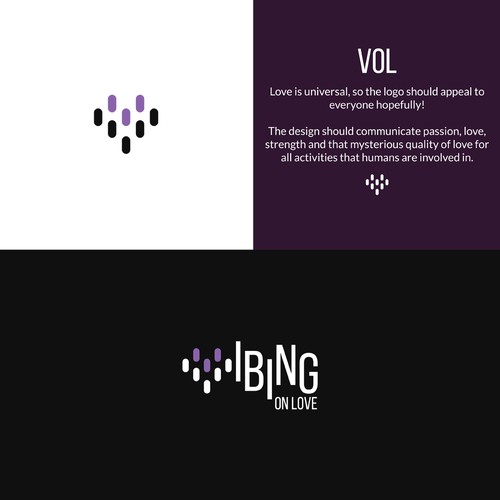 Universal design with the title 'Vibing On Love'