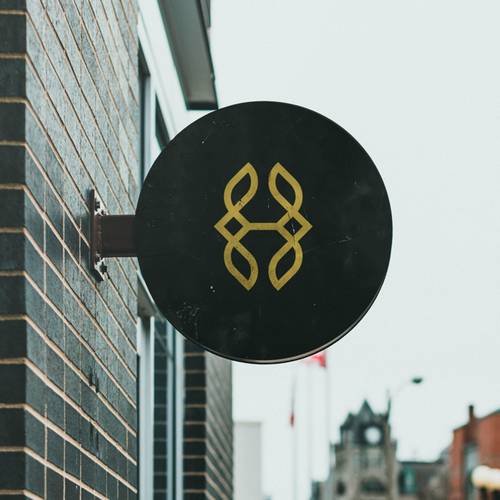 Breakfast logo with the title 'Hailian Cafe'