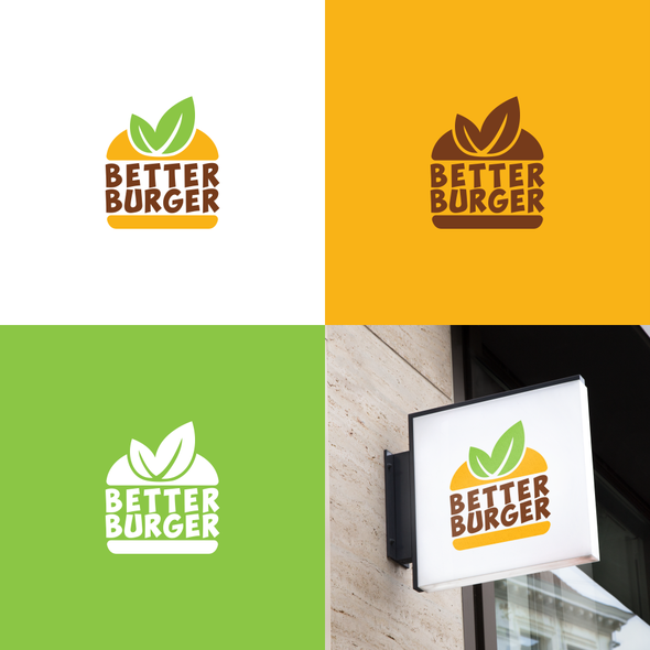 Fast food design with the title 'Better Burger'