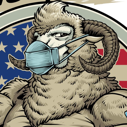 Fitness illustration with the title 'The Sheep'