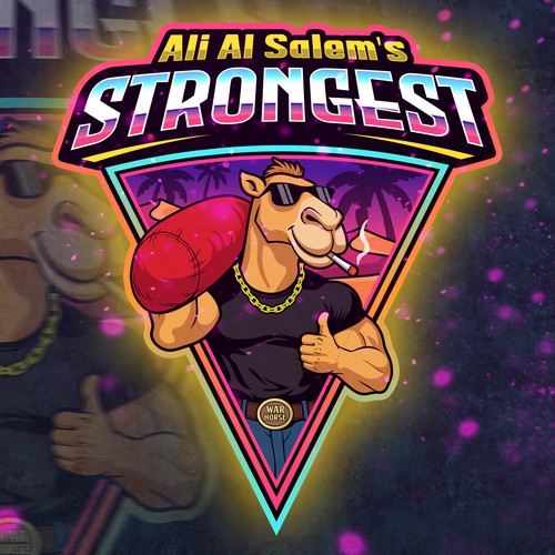 Desert logo with the title 'STRONGEST'