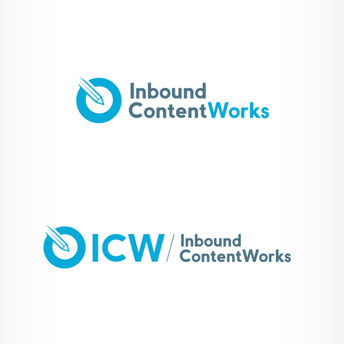 Content logo with the title 'Logo needed for Inbound ContentWorks website that's clean, modern, and professional'