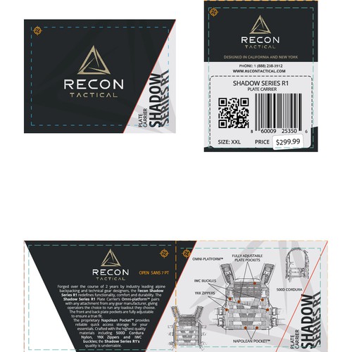 Retail label with the title 'Ratail tag to product'