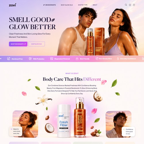 Website with the title 'Product Website'