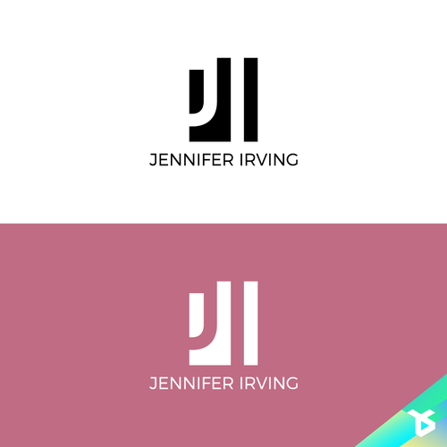 Gestalt design with the title 'Logo for Jennifer Irving'