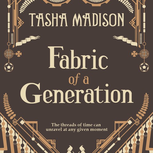 Time travel book cover with the title 'Design a Unique, Magical Book Cover for a YA Fantasy Novel'