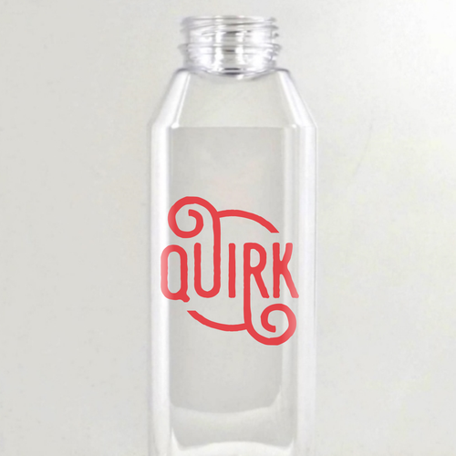 Quirky logo with the title 'logo for quirk juice'