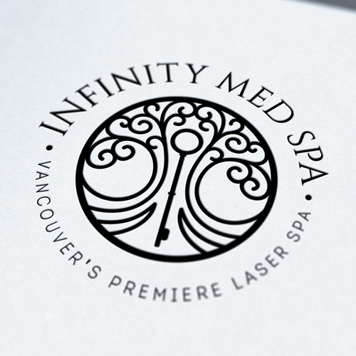 Key brand with the title 'Logo med spa'