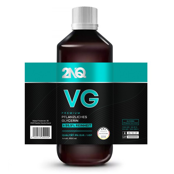 Bottle label with the title '2NQ'