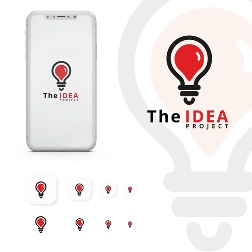 Lamp logo with the title 'The IDEA Project'