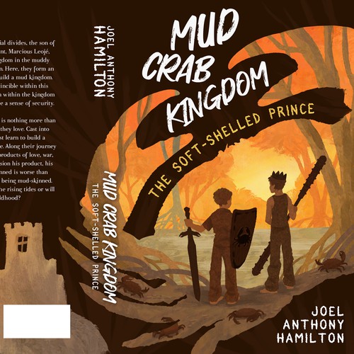 LGBT+ book cover with the title 'Illustrated cover for a YA book'