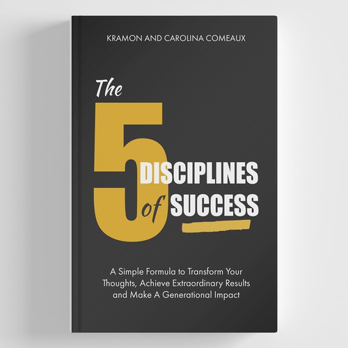 Roadmap design with the title 'The 5 Disciplines to Success'