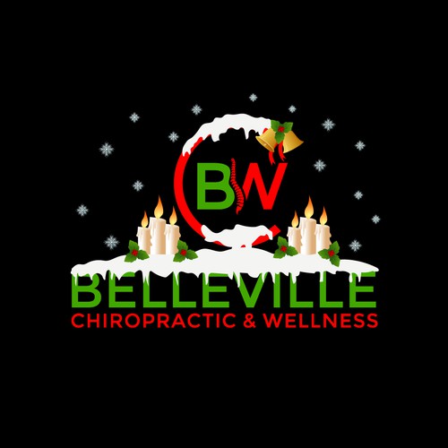 Christmas logo with the title 'Logo Design'