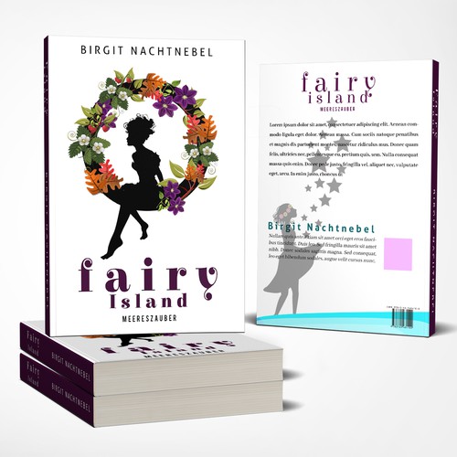 Fairy tale book cover with the title 'contest entry of book cover'