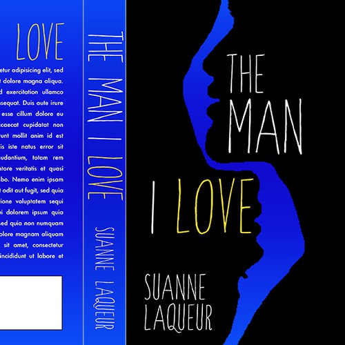 Graphic book cover with the title 'Book Cover for The Man I Love'