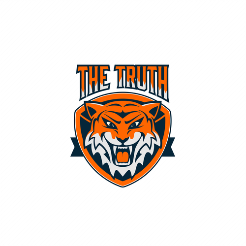 Tiger logo with the title 'Bold logo concept for the truth'