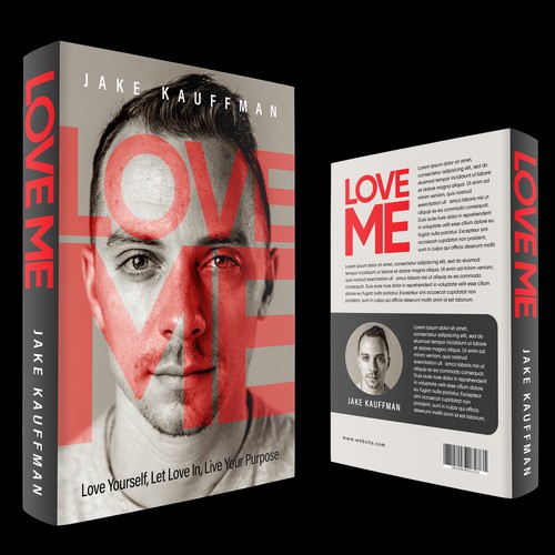 Portrait book cover with the title 'LOVE ME'