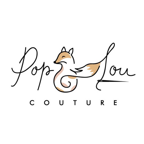 Needle logo with the title 'Pop & Lou'