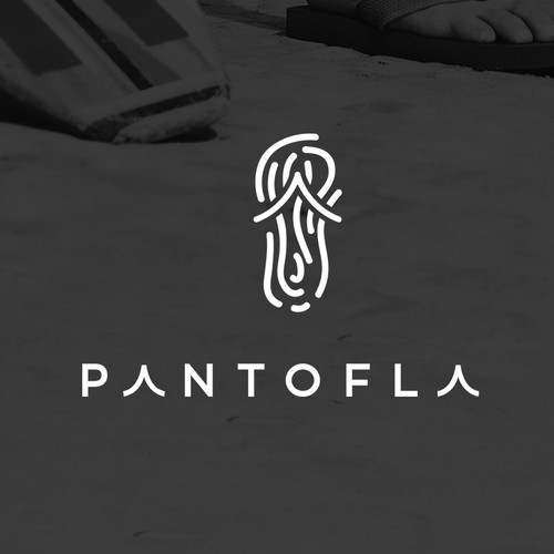 Shoe logo with the title 'Pantofla'