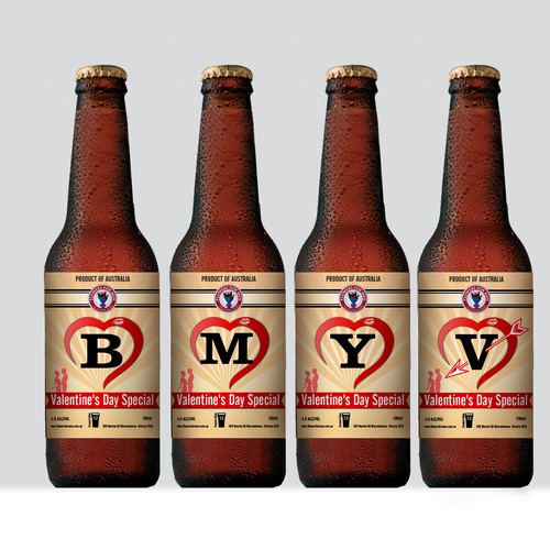 Australia label with the title 'Beer label'