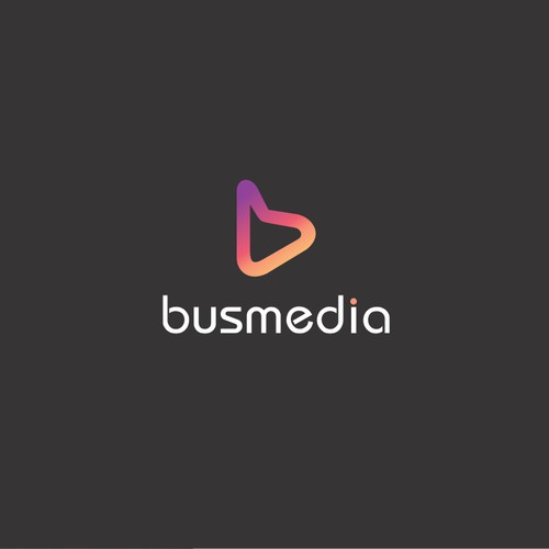 Web design logo with the title 'Media logo'