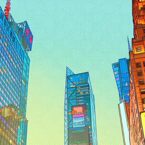 Street design with the title 'Urban Garden'