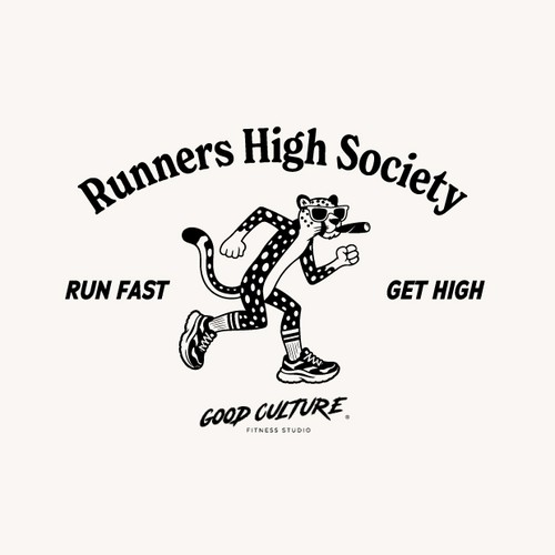 Logo with the title 'Run Club Logo'