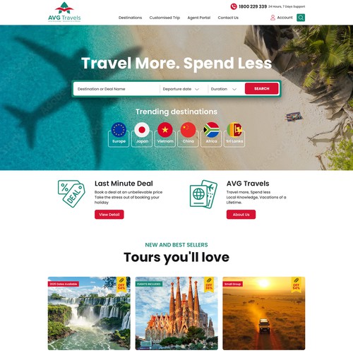 Website with the title 'Website design'