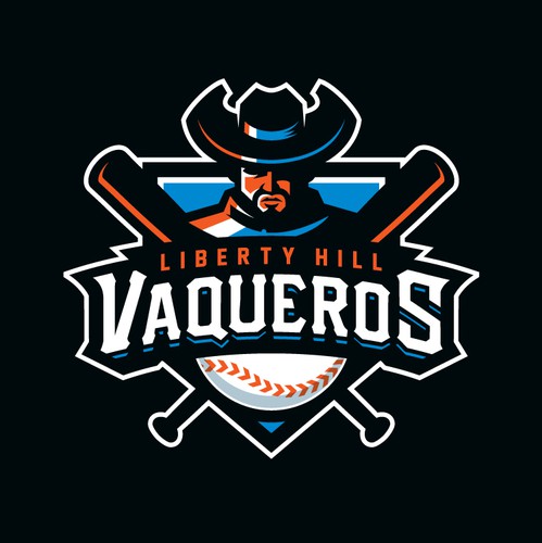 Outlaw design with the title 'LIBERTY HILL VAQUEROS'